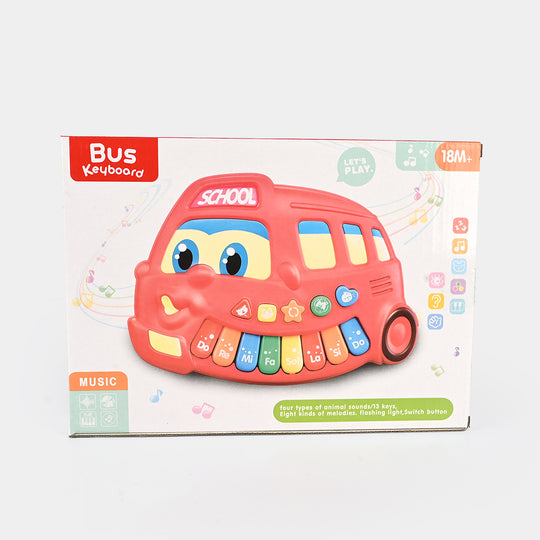 Bus Piano For kids - Red