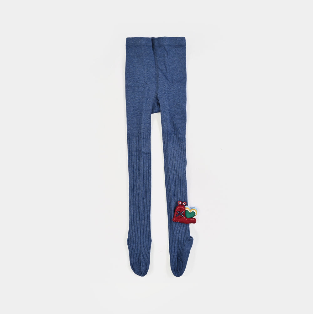 Girls Cotton Tights W/Socks