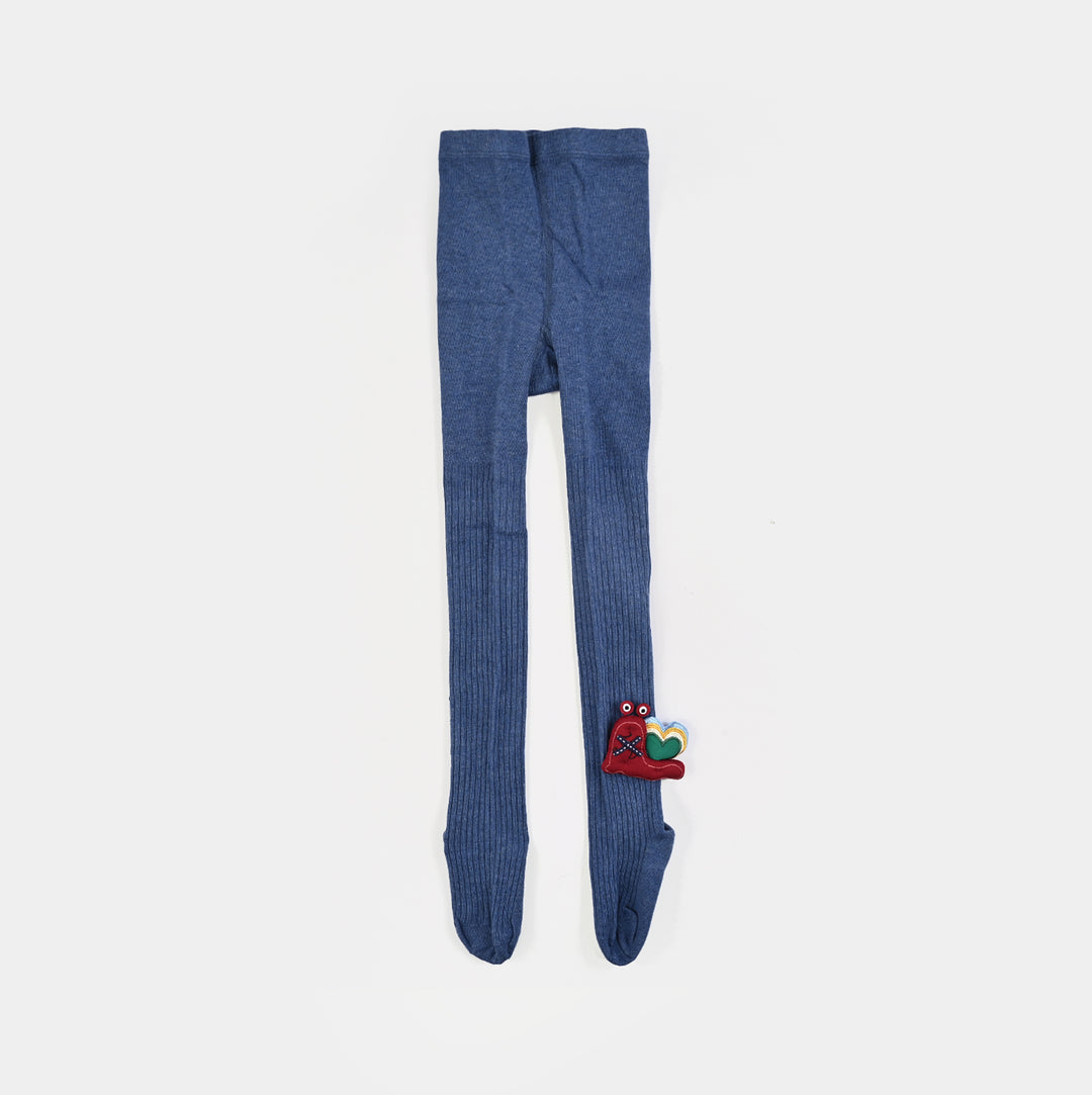 Girls Cotton Tights W/Socks