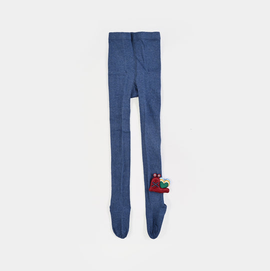 Girls Cotton Tights W/Socks