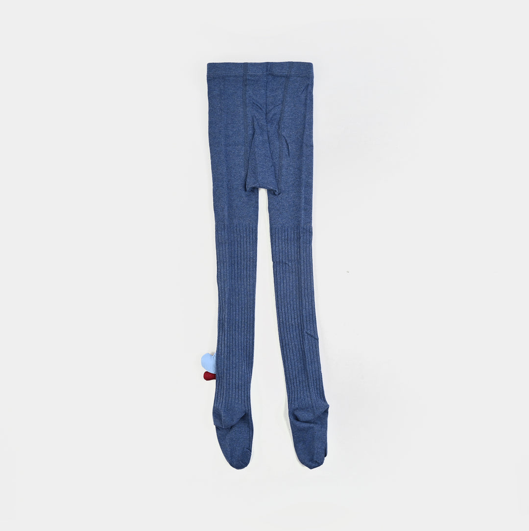 Girls Cotton Tights W/Socks