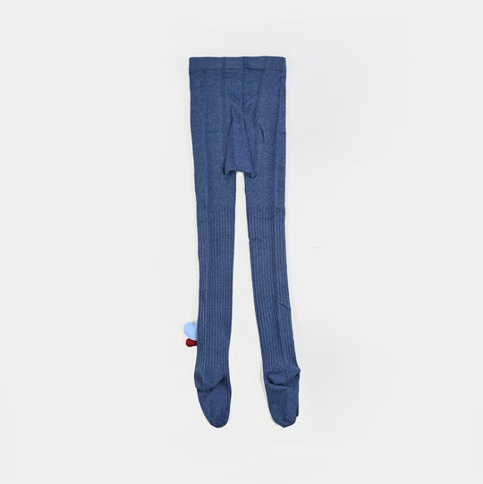 Girls Cotton Tights W/Socks