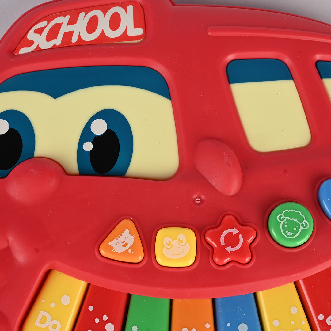 Bus Piano For kids - Red