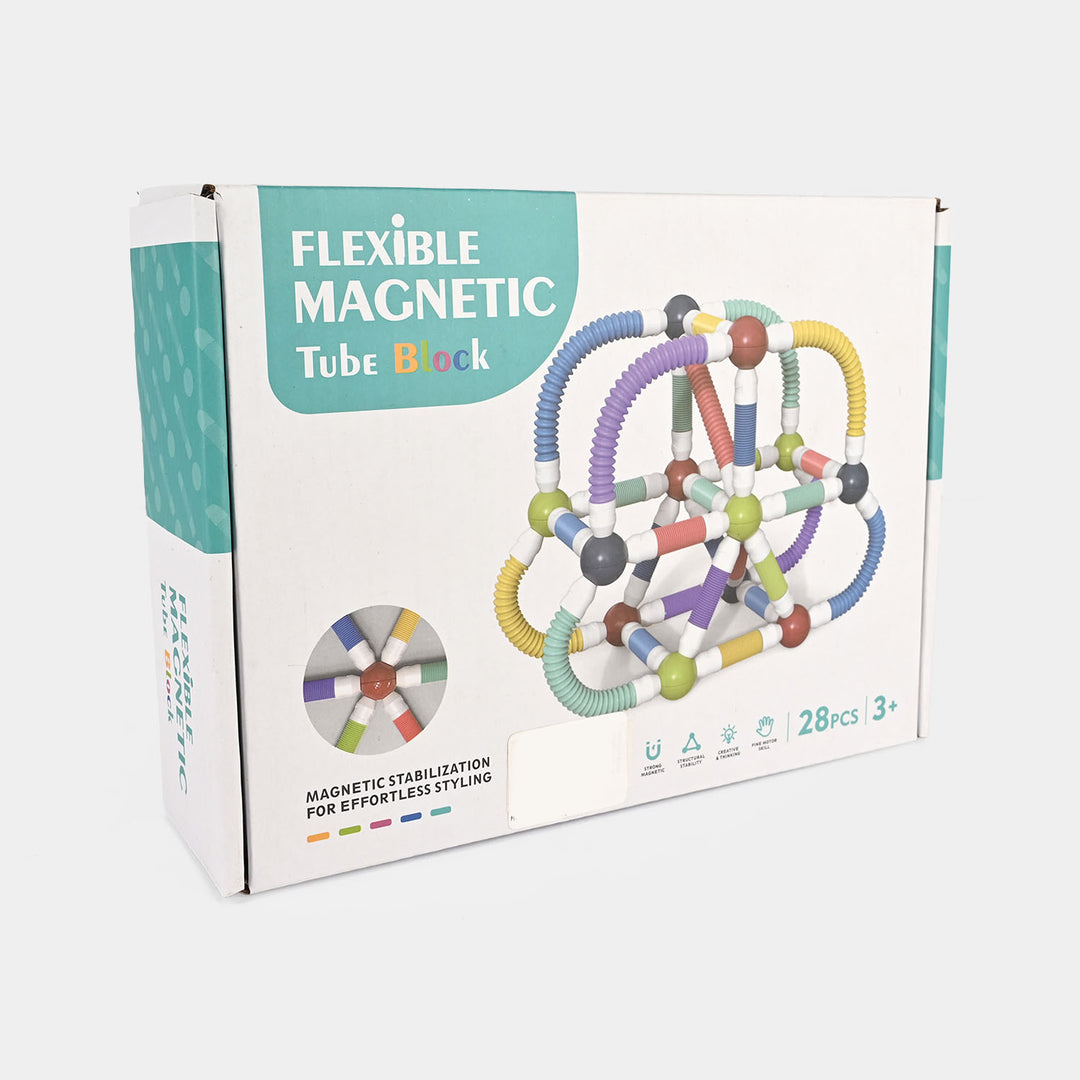 Flexible Magnetic Tube Block Set