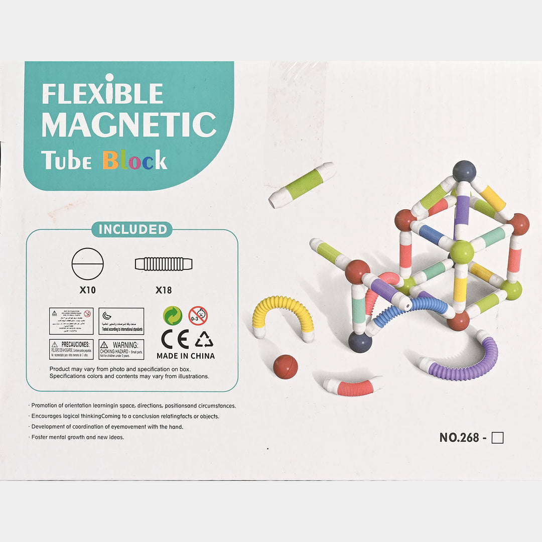 Flexible Magnetic Tube Block Set