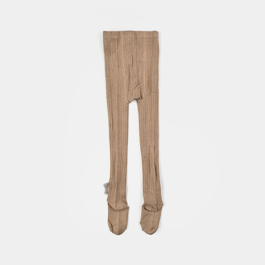 Girls Cotton Tights W/Socks