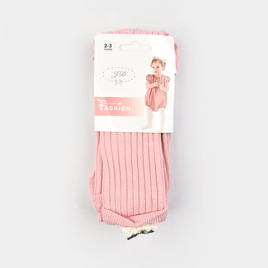 Girls Cotton Tights W/Socks
