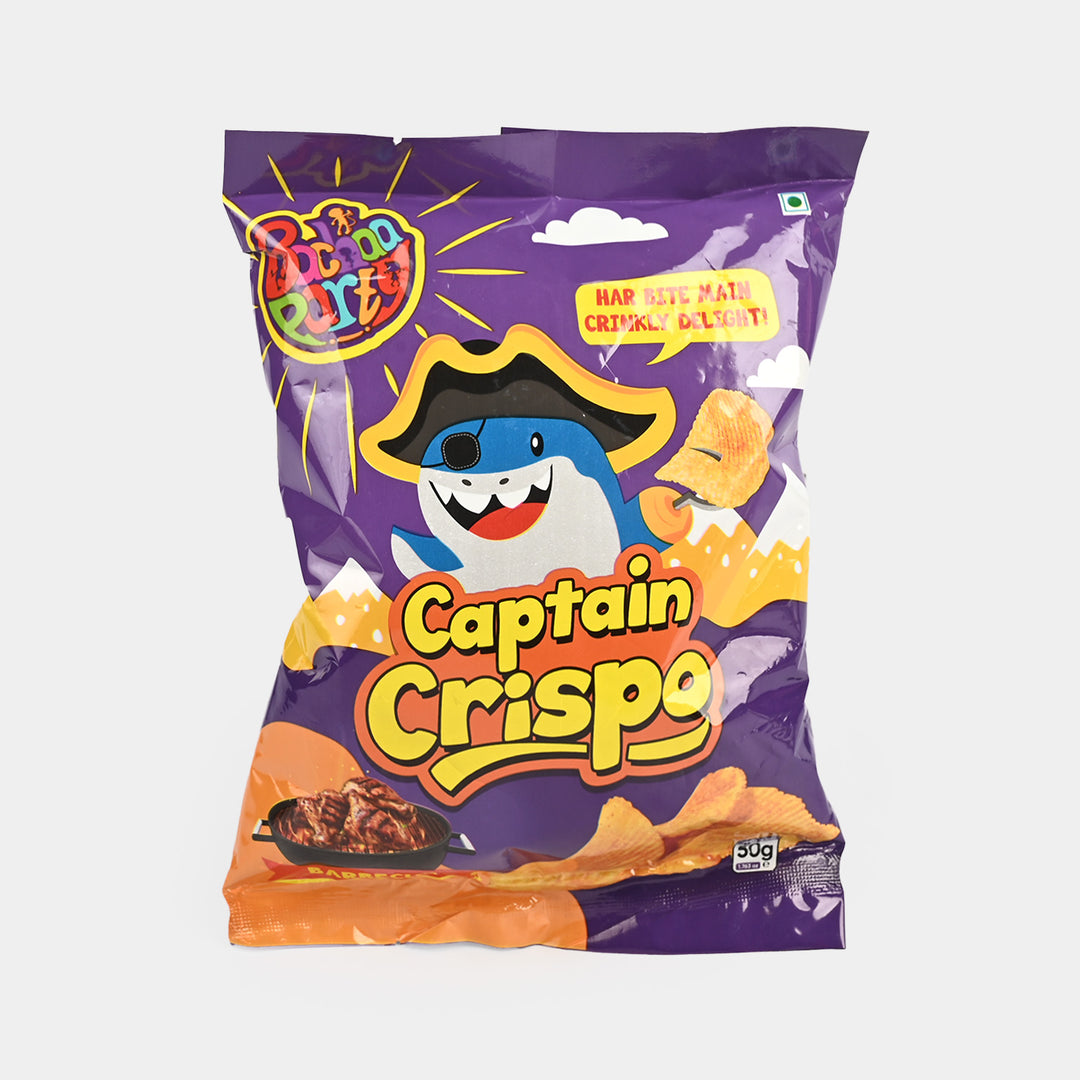 Bp Captain Crispo Crinkles Chips | BBQ | 50G