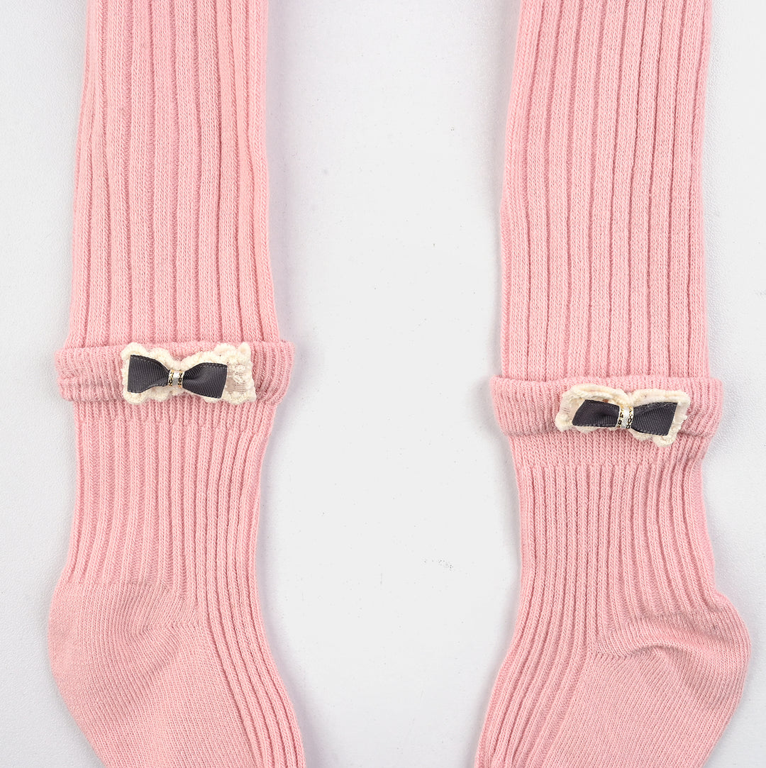 Girls Cotton Tights W/Socks