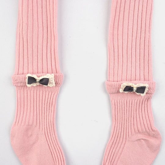 Girls Cotton Tights W/Socks