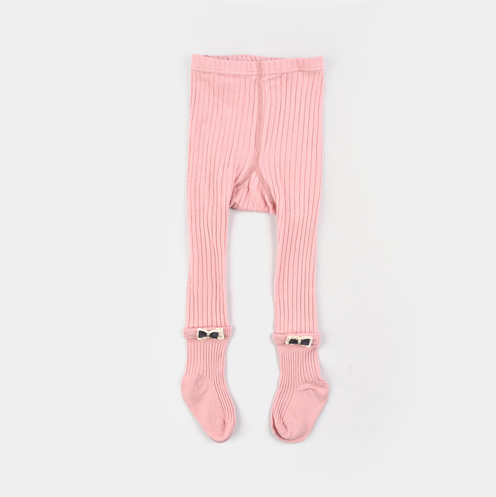 Girls Cotton Tights W/Socks