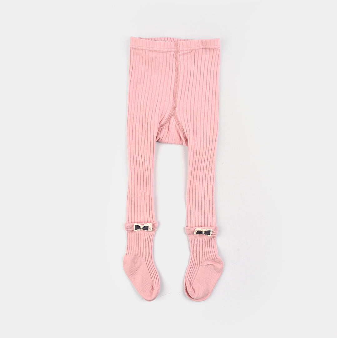 Girls Cotton Tights W/Socks