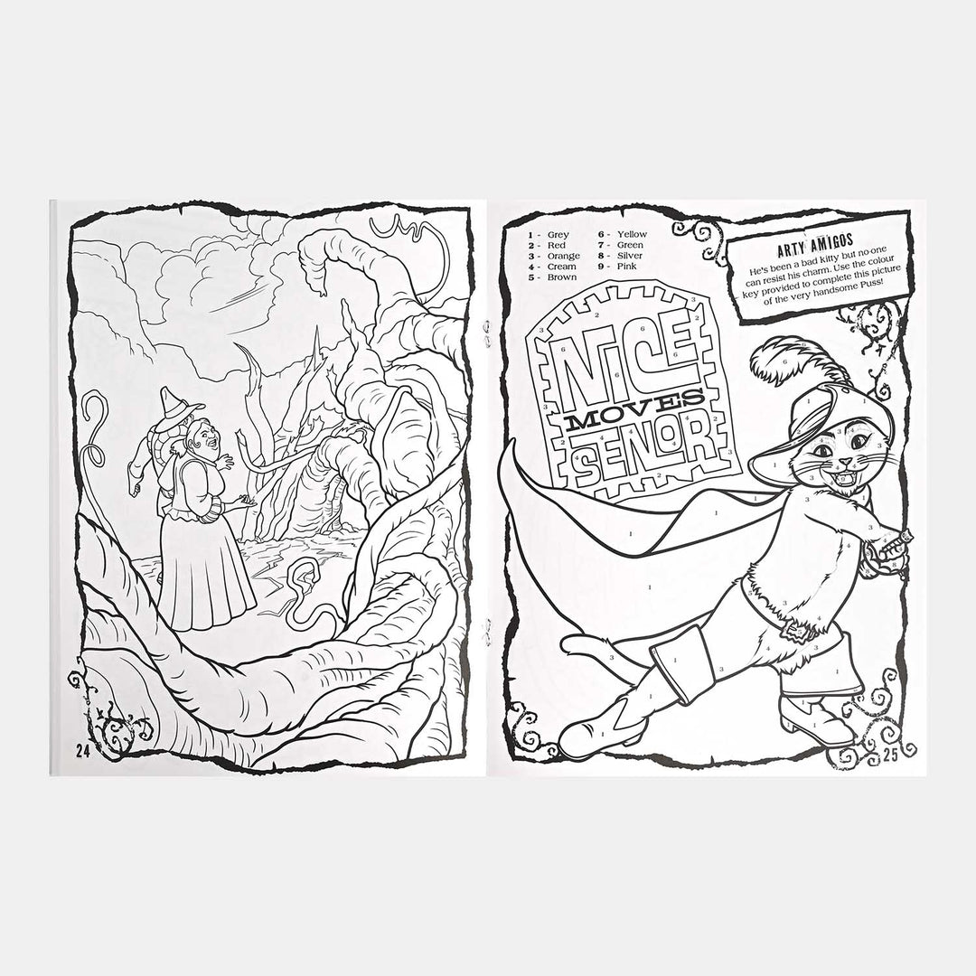 Colouring Puzzle Book For Kids