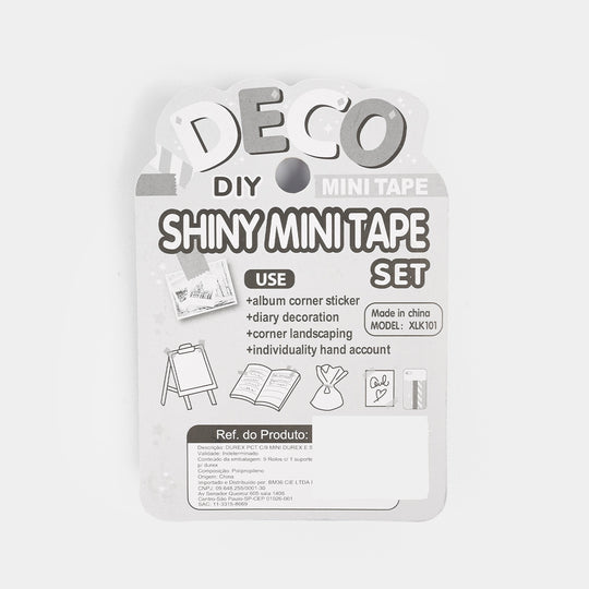 Deco DIY Shiny Mini Masking Tape Set