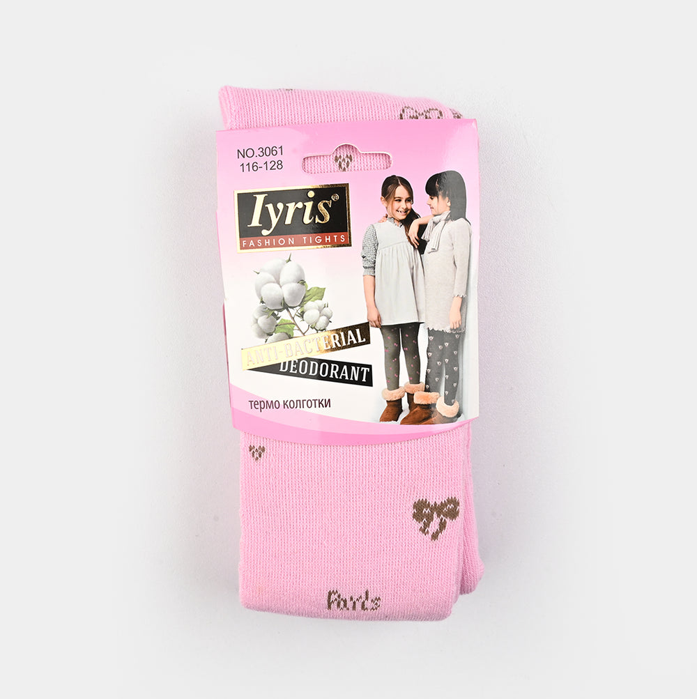 Girls Cotton Tights W/Socks