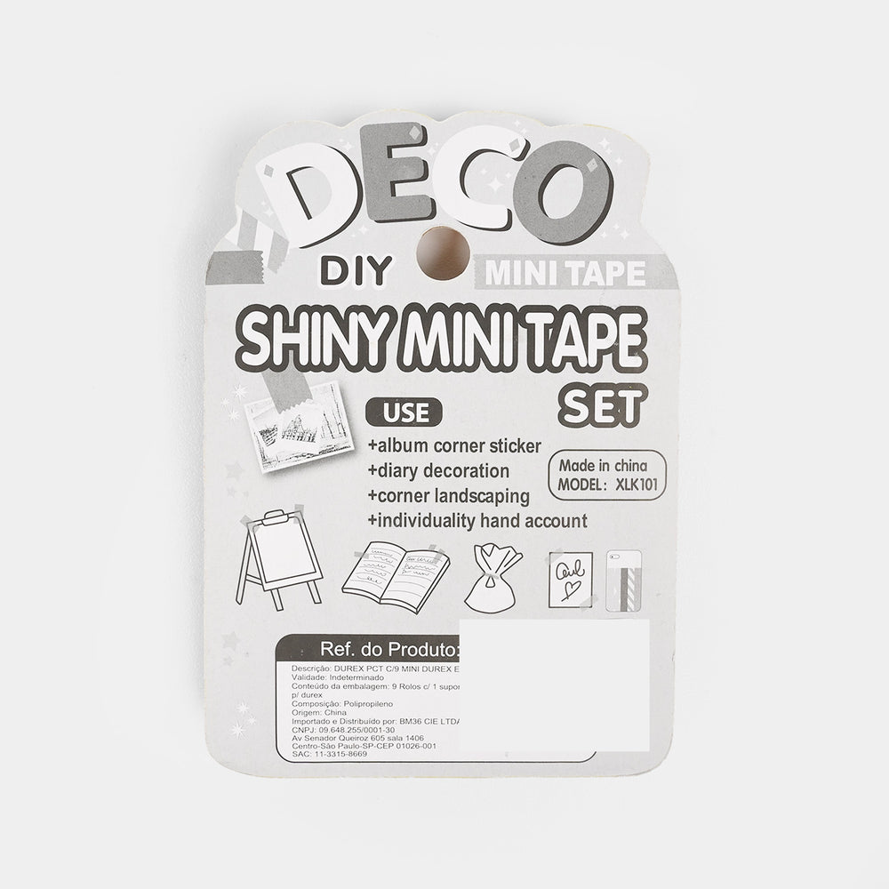 Deco DIY Shiny Mini Masking Tape Set