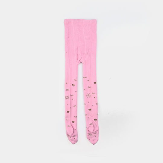 Girls Cotton Tights W/Socks