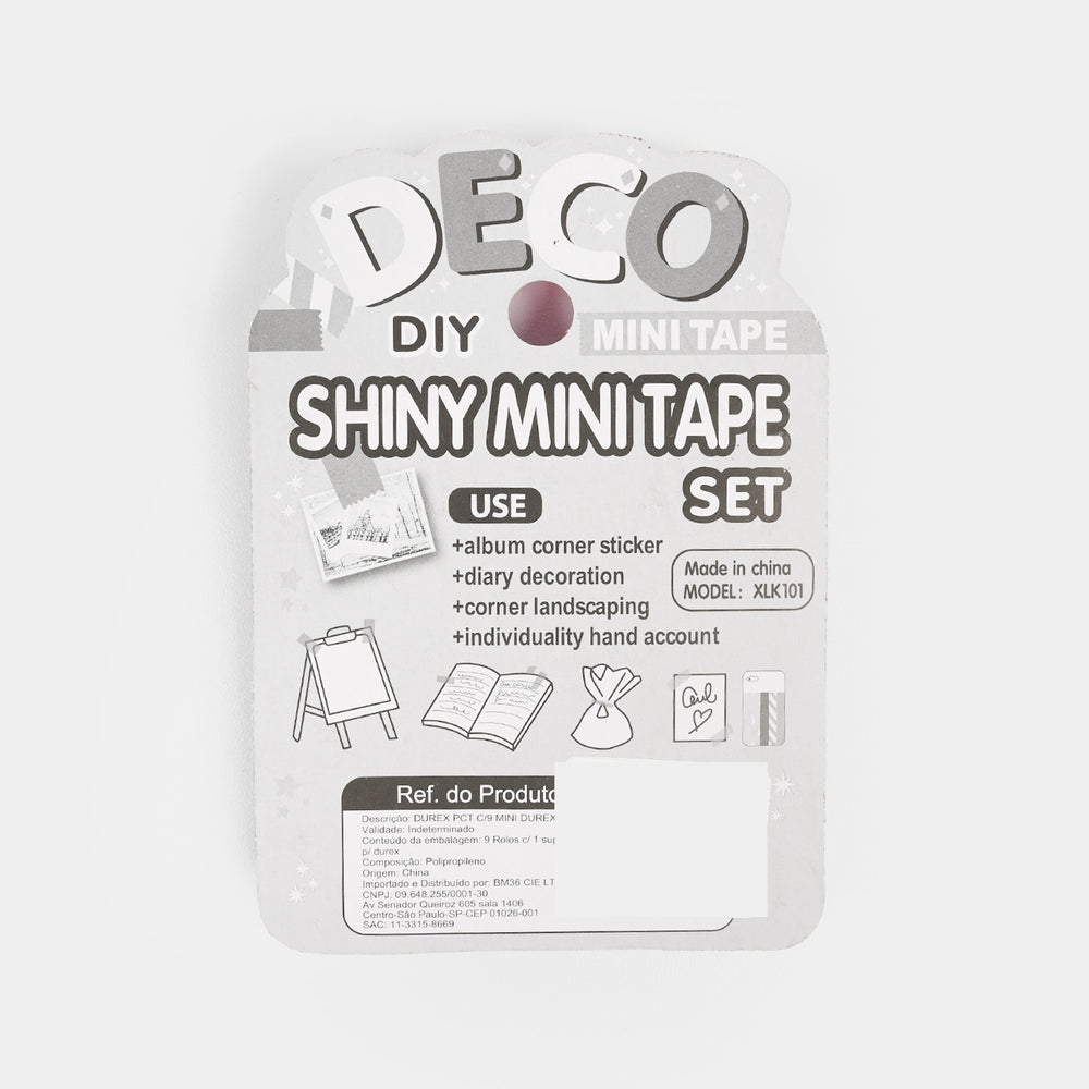 Deco DIY Shiny Mini Masking Tape Set