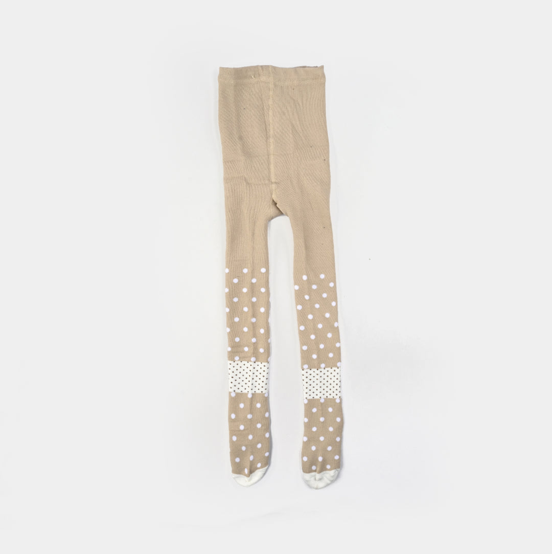 Girls Cotton Tights W/Socks