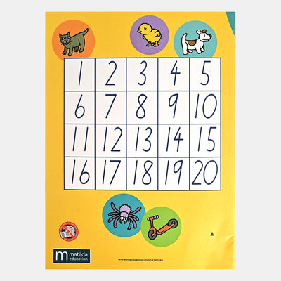 My scrapbook numbers activity