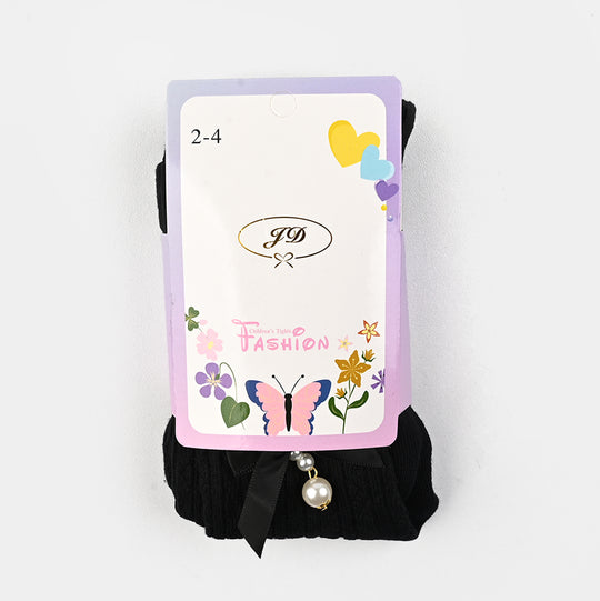 Girls Cotton Tights W/Socks