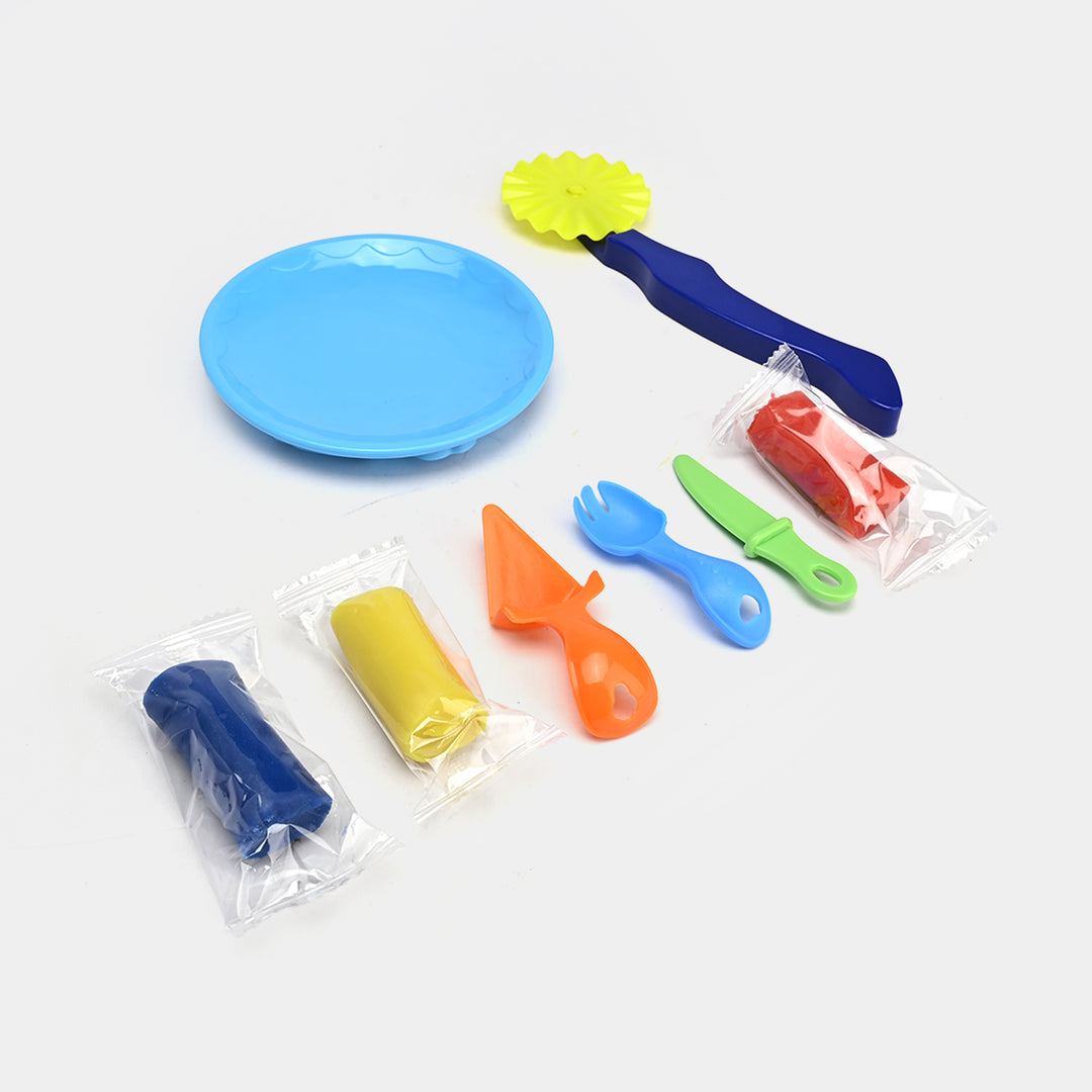 Pizza Fun Dough Play Set For Kids