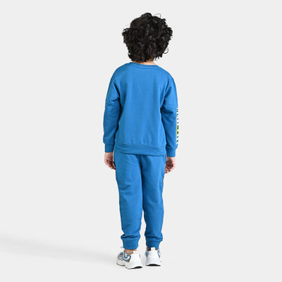 Boys Cotton Terry 2 Piece Suit Ultimate-Blue