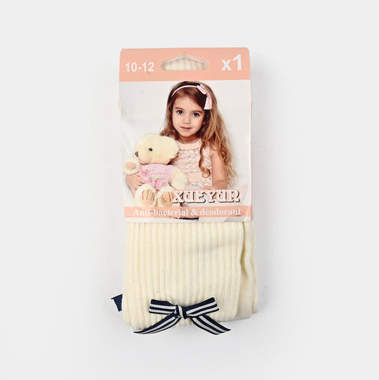 Girls Cotton Tights W/Socks