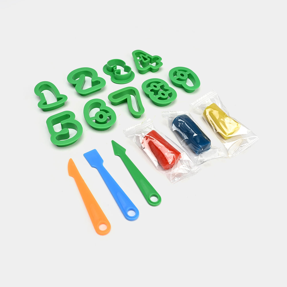 Numbers Dough Play Set For Kids