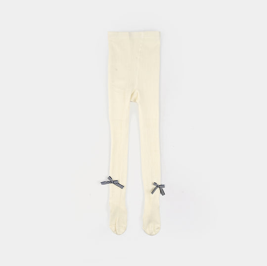 Girls Cotton Tights W/Socks