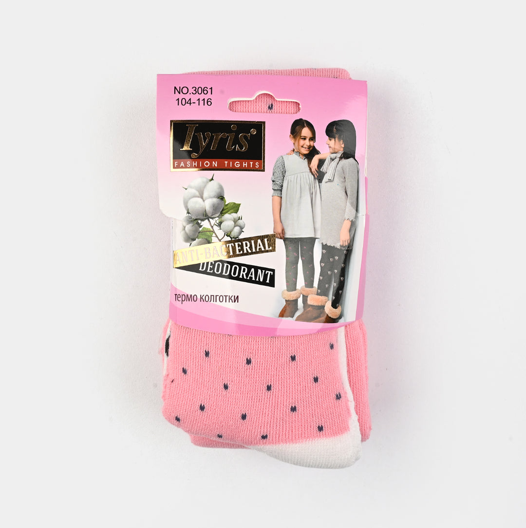 Girls Cotton Tights W/Socks