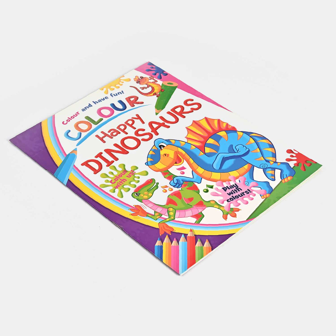 Kids Happy Dinosaur Colouring Book