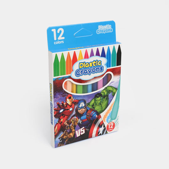 Colorful Plastic Crayons