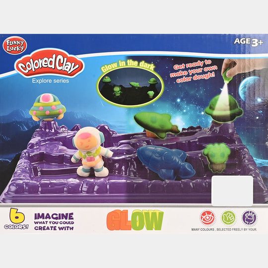 Colored Clay | Glow in the Dark Craft Set