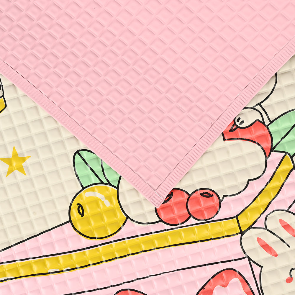 Cute Bunny & Strawberry Baby Blanket