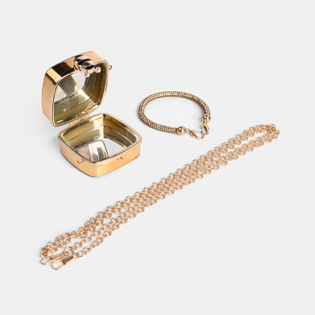 Mini Cosmetic Clutch Bag