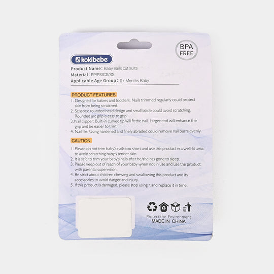 Baby Nail Clipper 3PCs Set