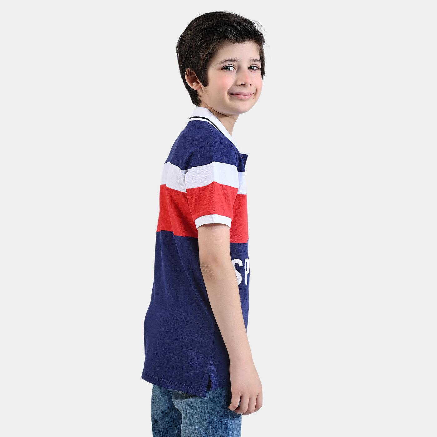 Boys Cotton PK Polo Character- Multi