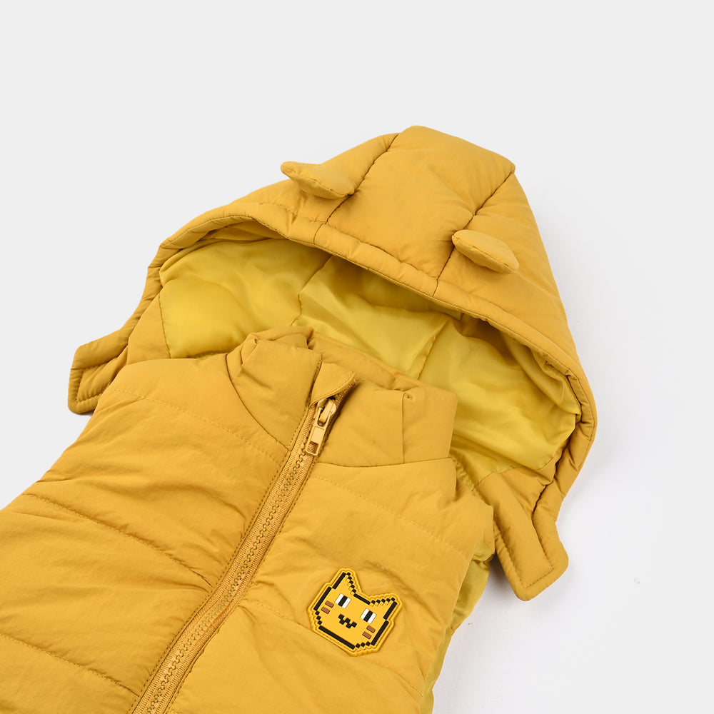 Infant Boys Hooded Jacket S/L Cub Cozy-Yellow