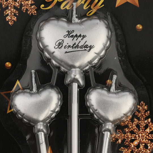HBD Heart Shape Candles
