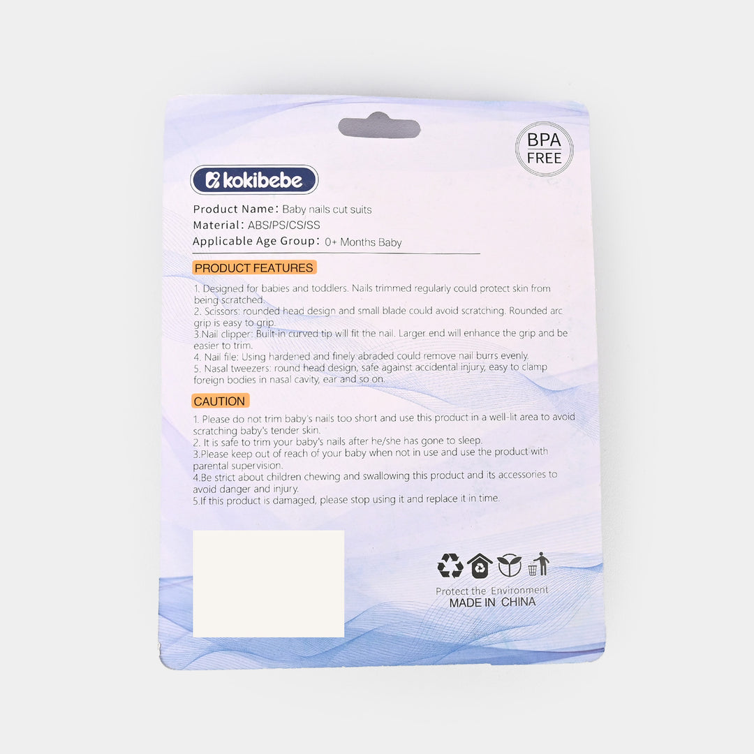 Baby Nail Grooming Kit 4PCs Newborn Set