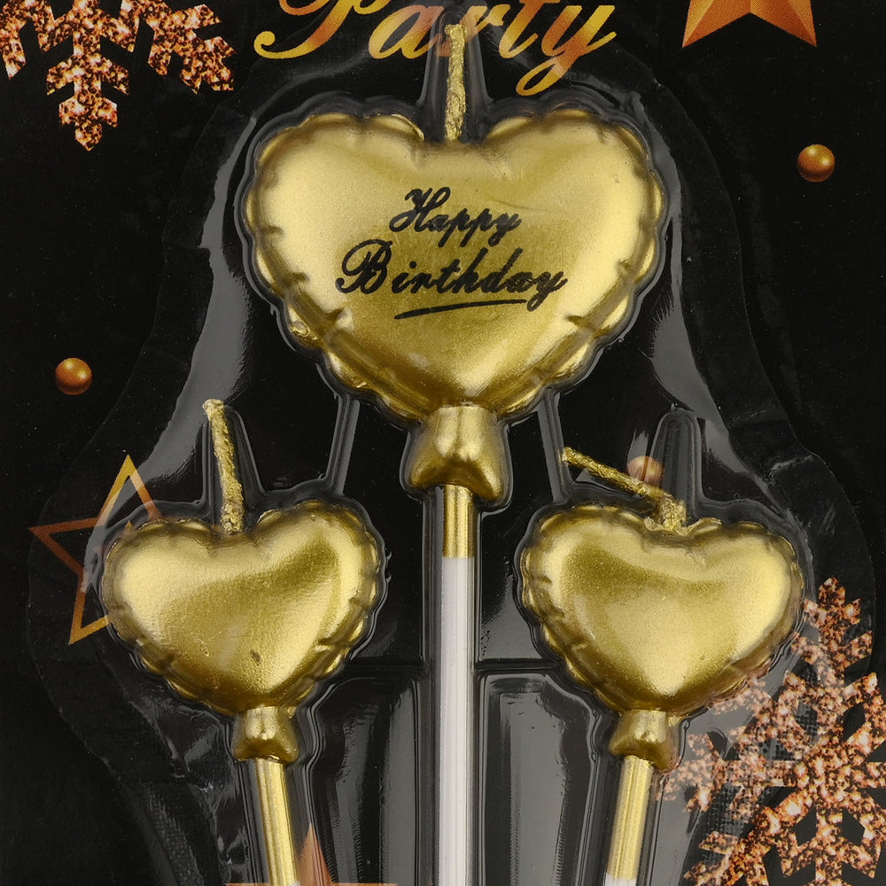 HBD Heart Shape Candles