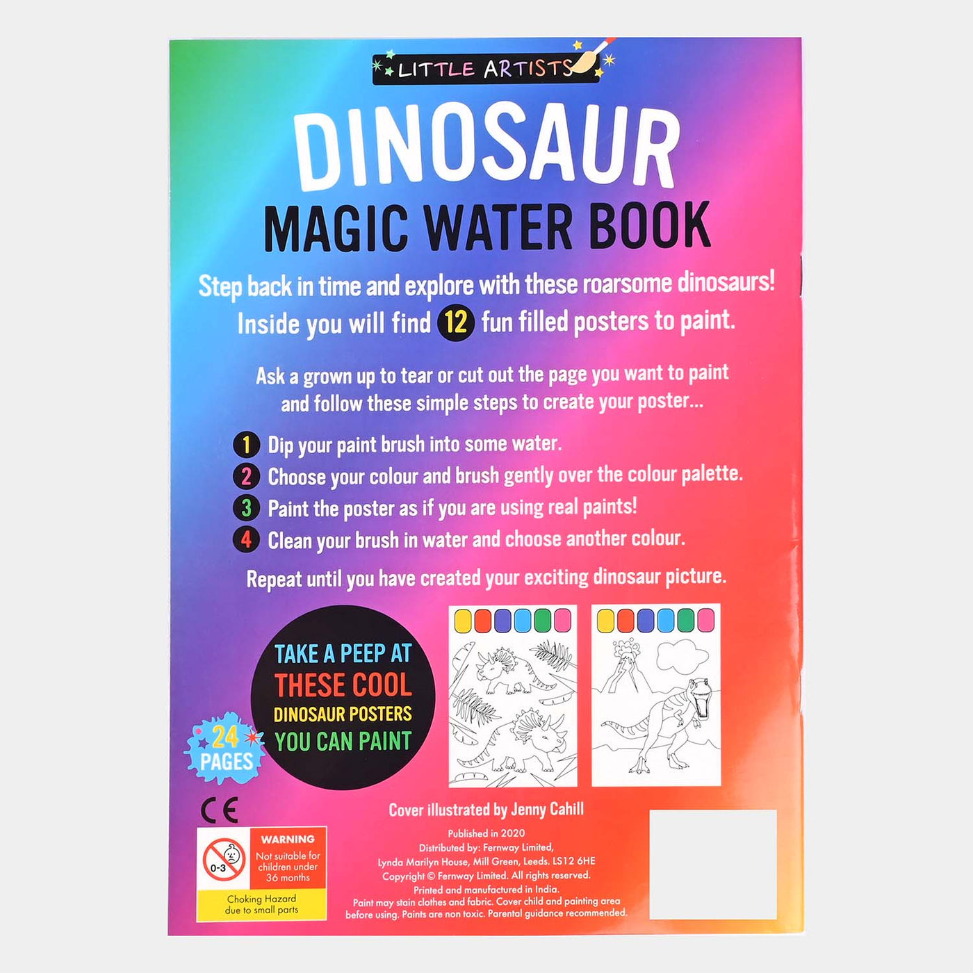 Little Artists: Dinosaur Magic Water Book