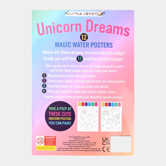 Little Artists Dreams 12 Magic Water Posters