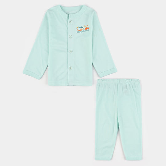 Infant Unisex Cotton Jabla Pajama Suit
