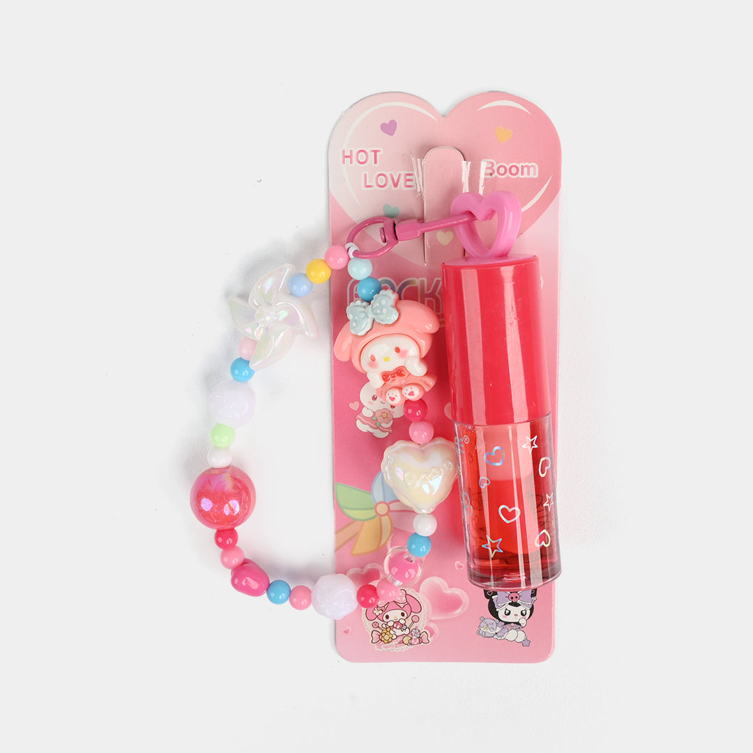 Lip Gloss with Integrated Charm