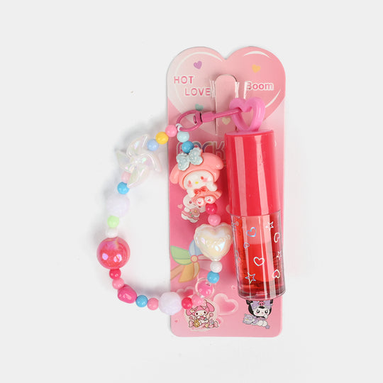 Lip Gloss with Integrated Charm