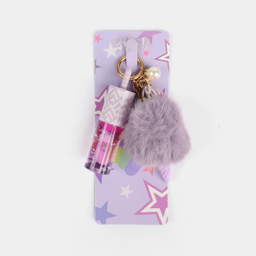 Lip Gloss with Integrated Charm