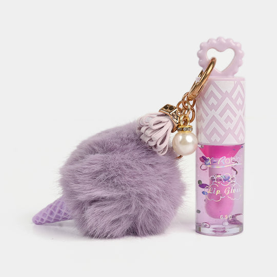 Lip Gloss with Integrated Charm