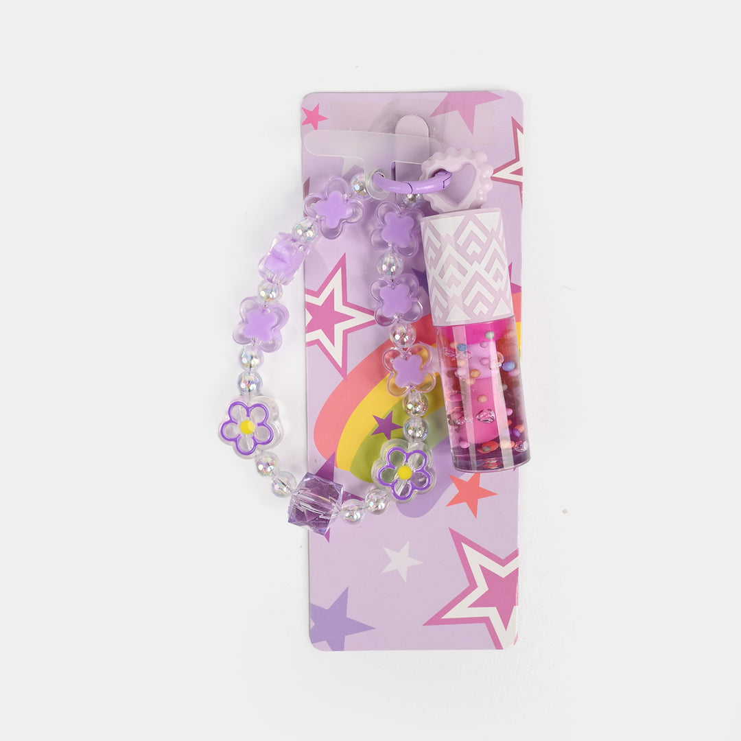Lip Gloss with Integrated Charm